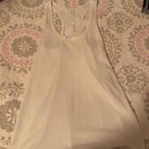 White lululemon cool racerback tank